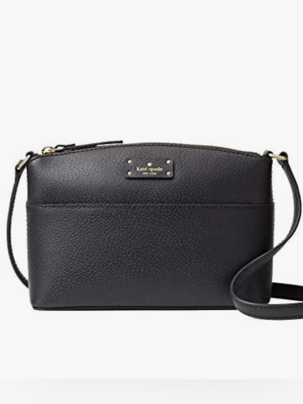 Kate Spade New York Grove Street Millie leather crossbody handbag black